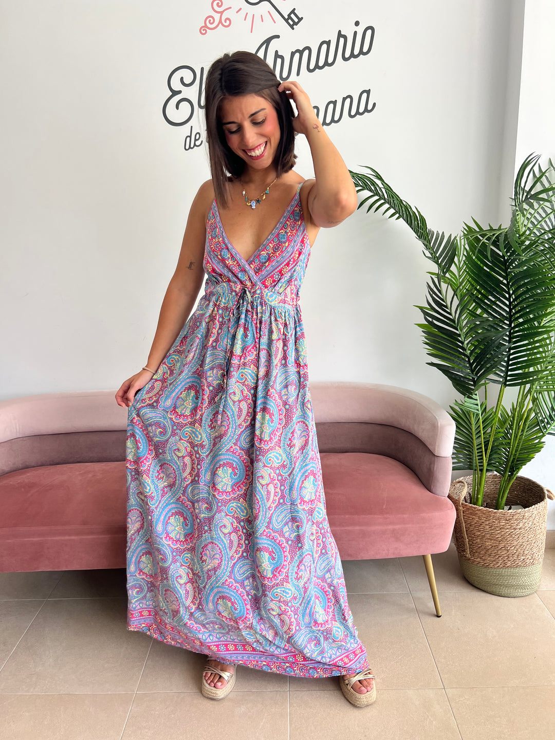 Vestido Ronald fucsia