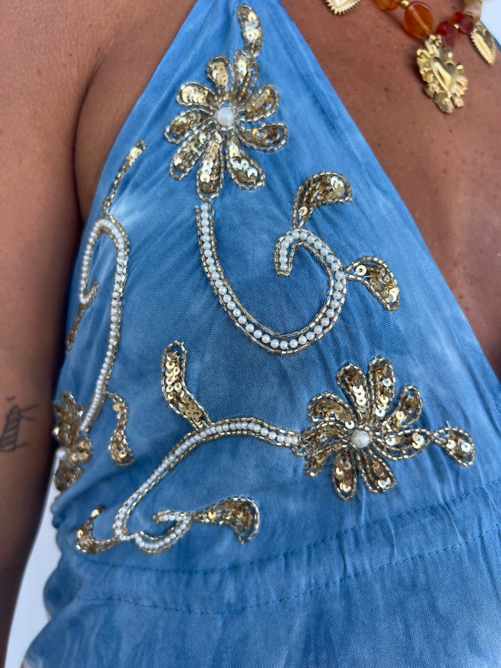 Vestido Cuba azul