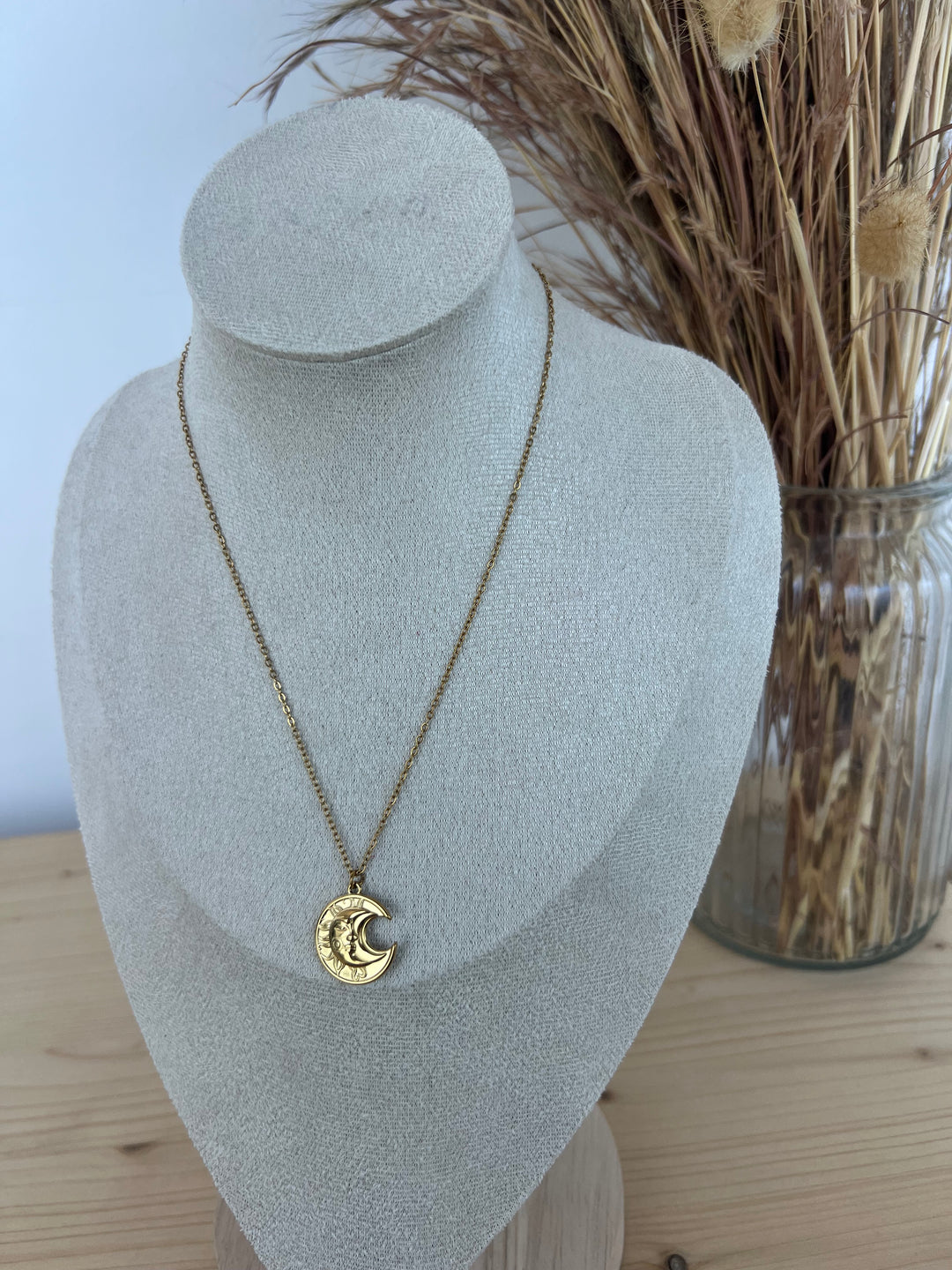 Collar Luna (acero)