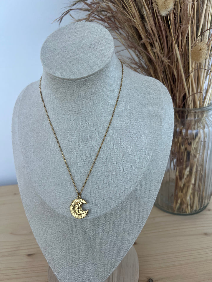Collar Luna (acero)