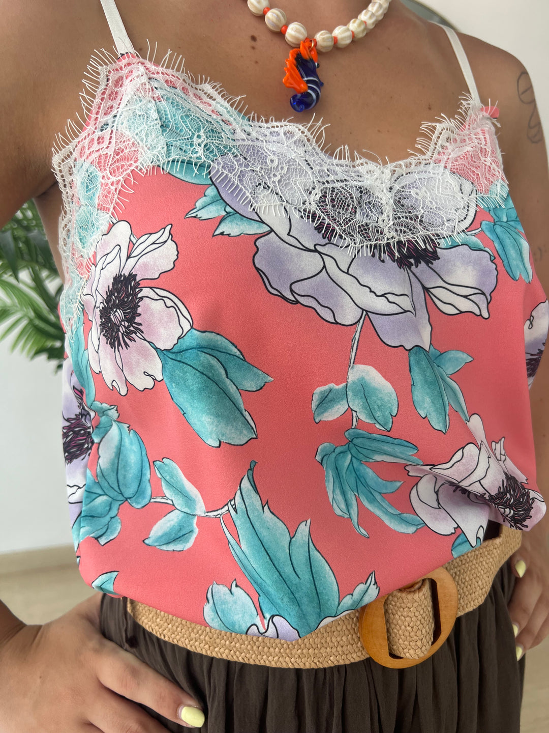 Top Sía coral