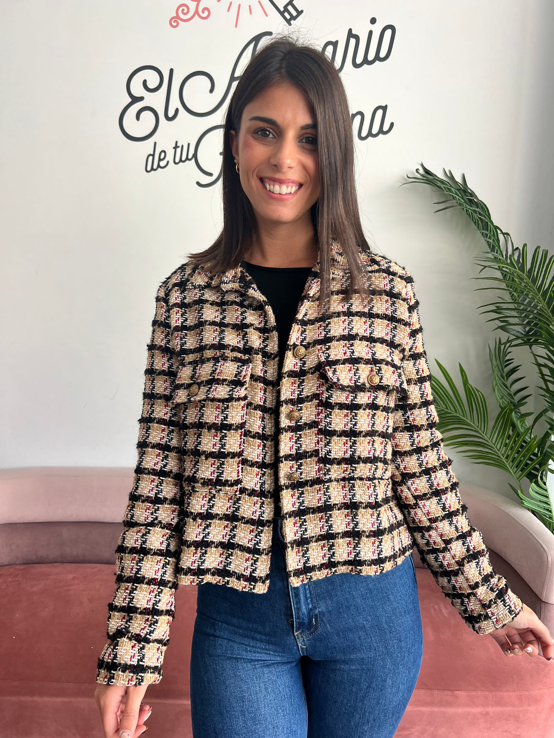 Chaqueta Sandra camel