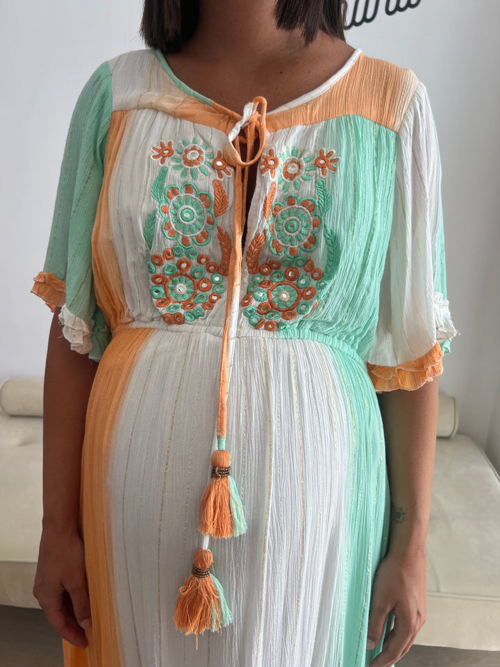 Vestido Manacor mandarina