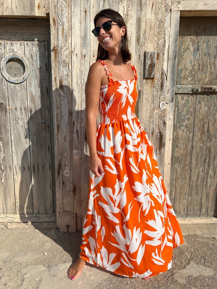 Vestido Úrsula naranja