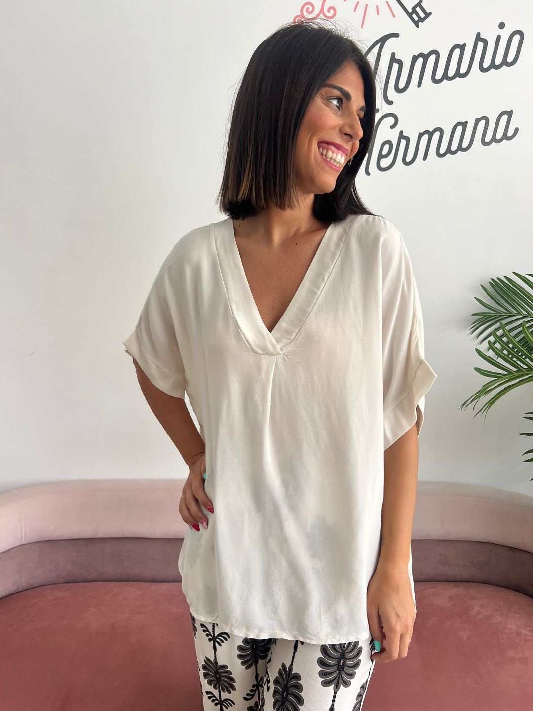 Blusa Mary beige