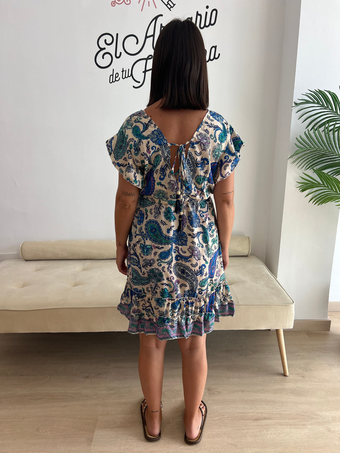 Vestido Chelo azul