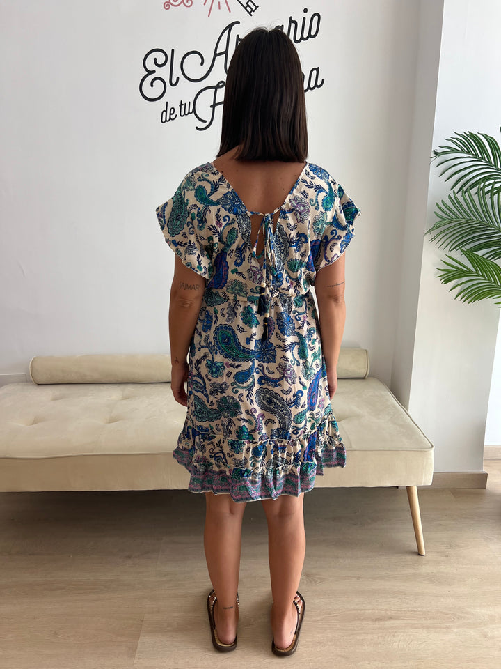 Vestido Chelo azul