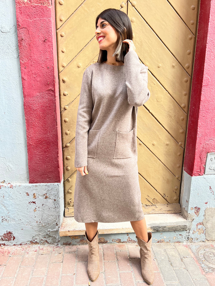 Vestido Lugo topo