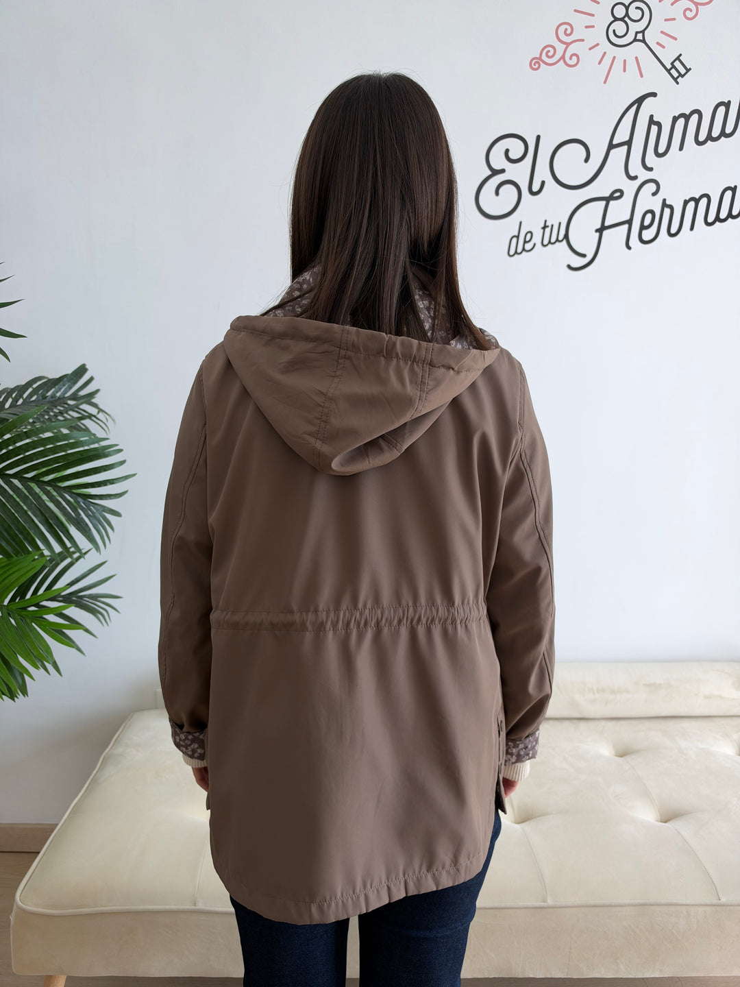 Chaqueta reversible Flori topo