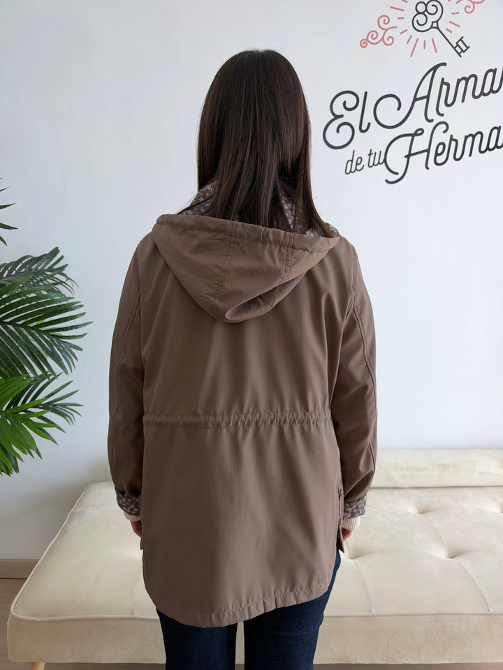 Chaqueta reversible Flori topo