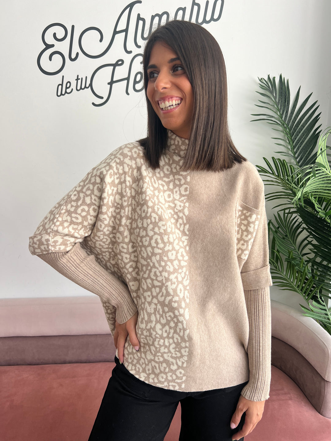 Jersey Mariola beige oscuro