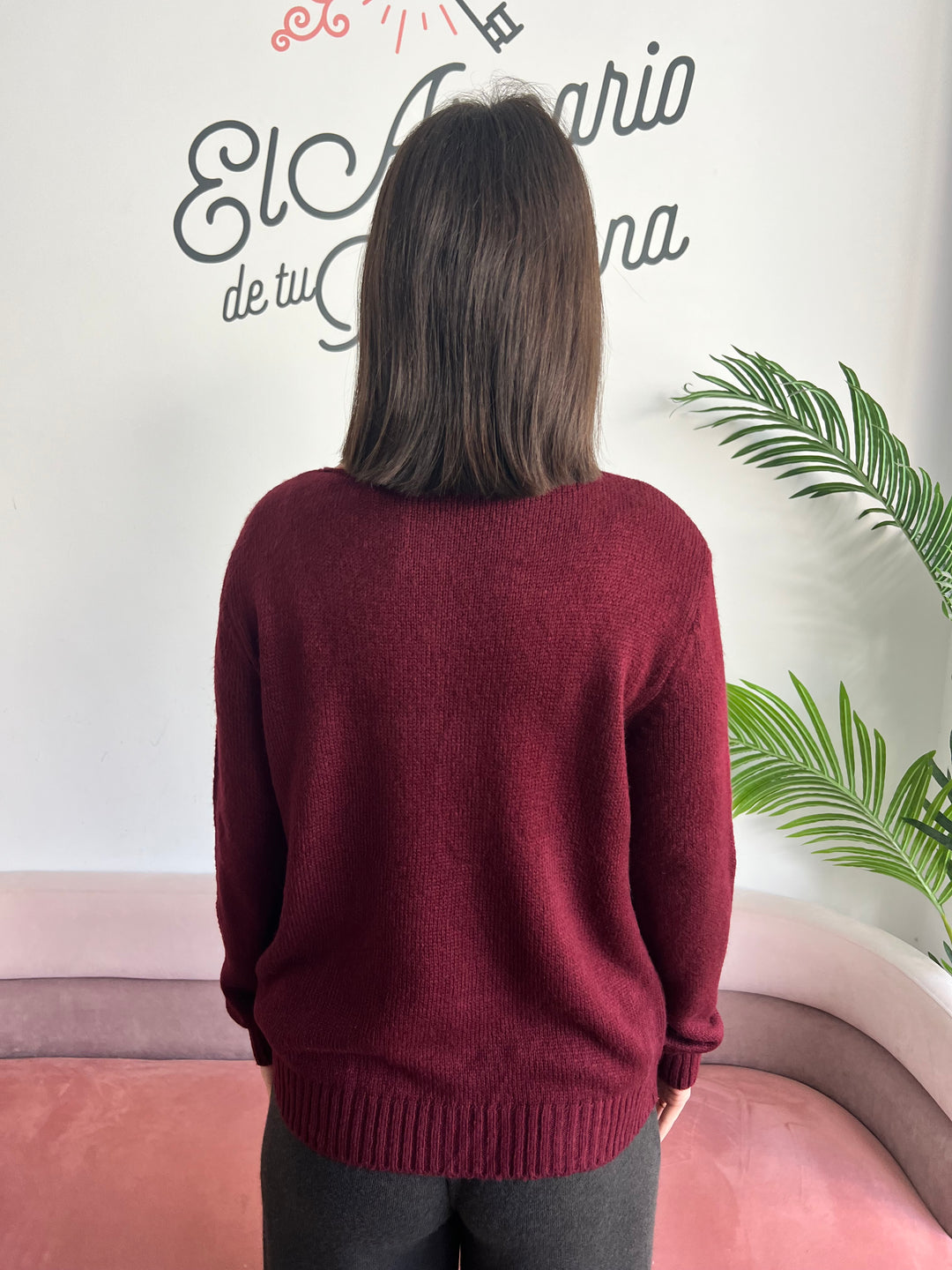 Jersey Bella Burdeos