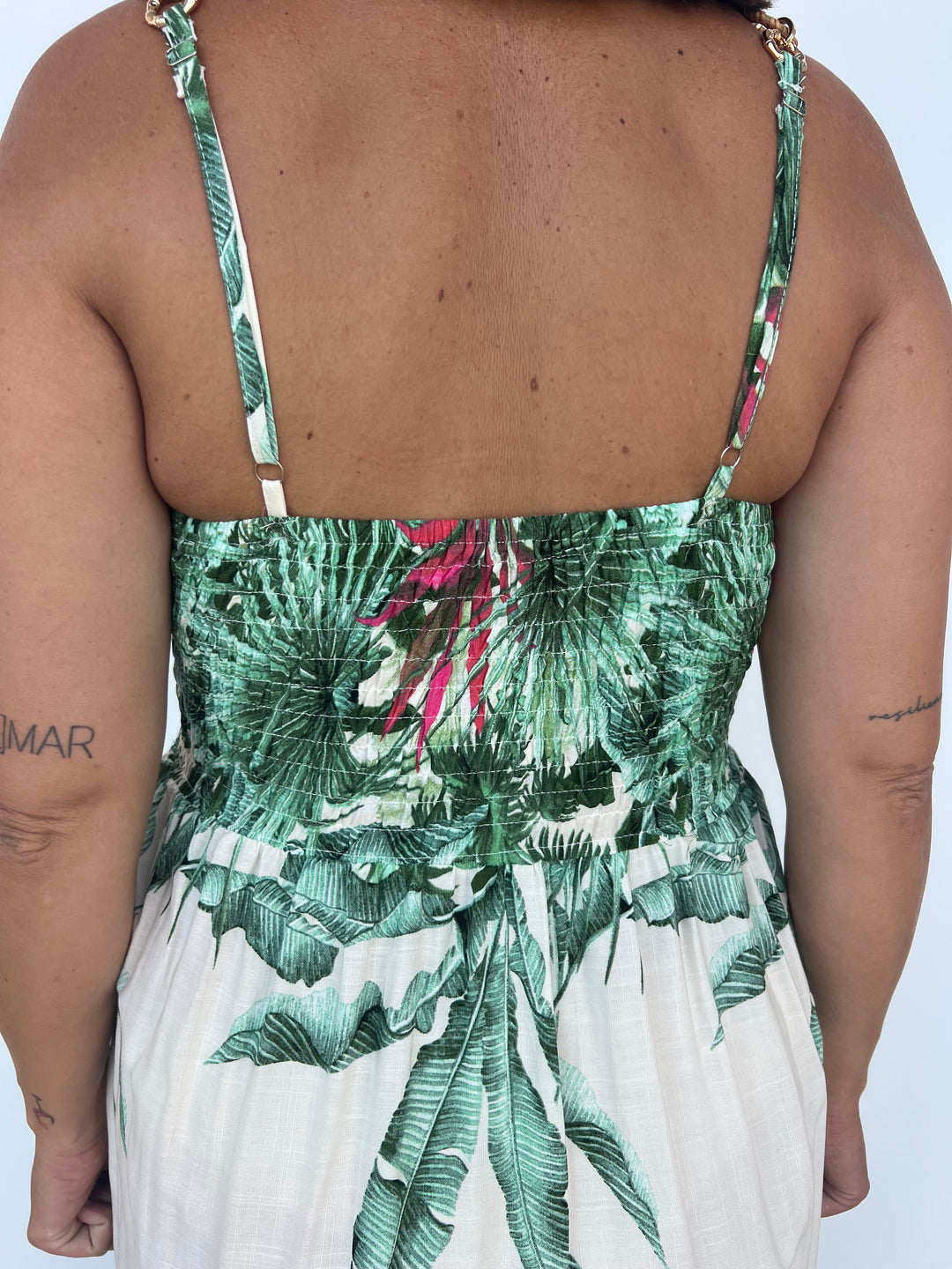 Vestido Tropical verde