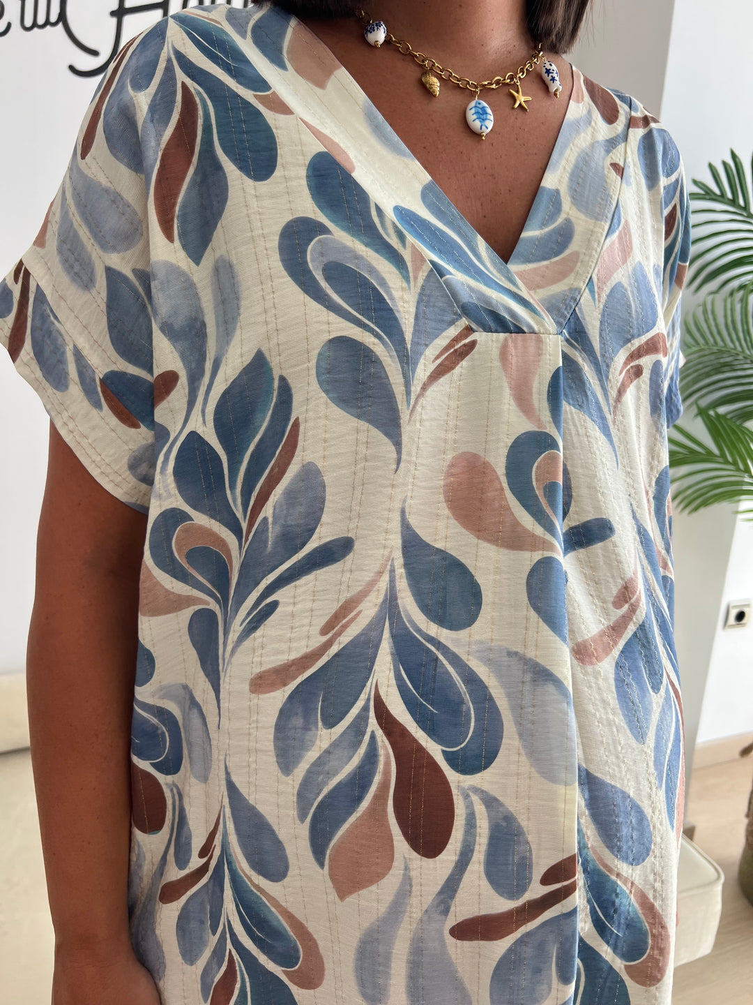 Vestido Menta azul