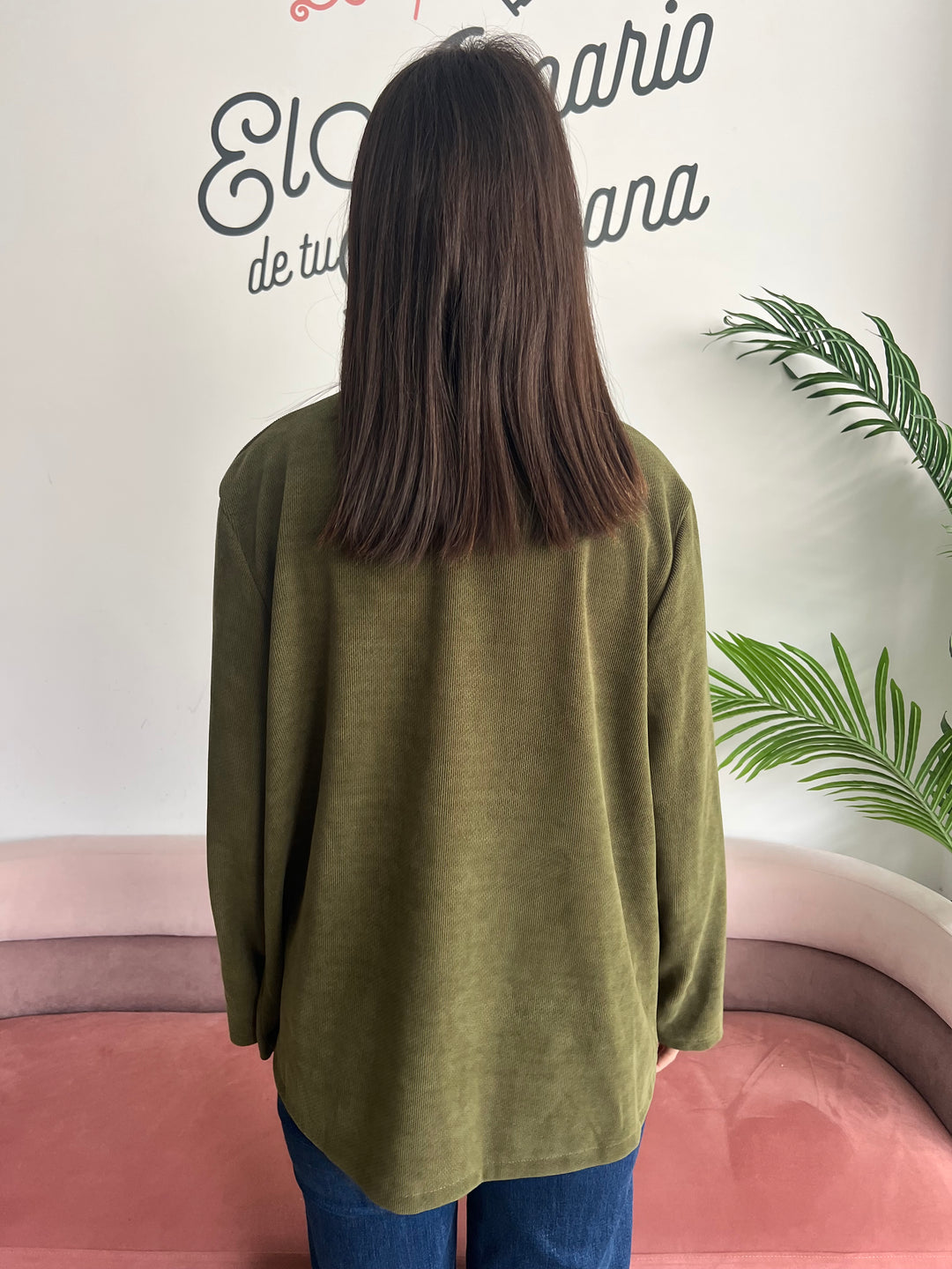 Chaqueta Mamen verde militar