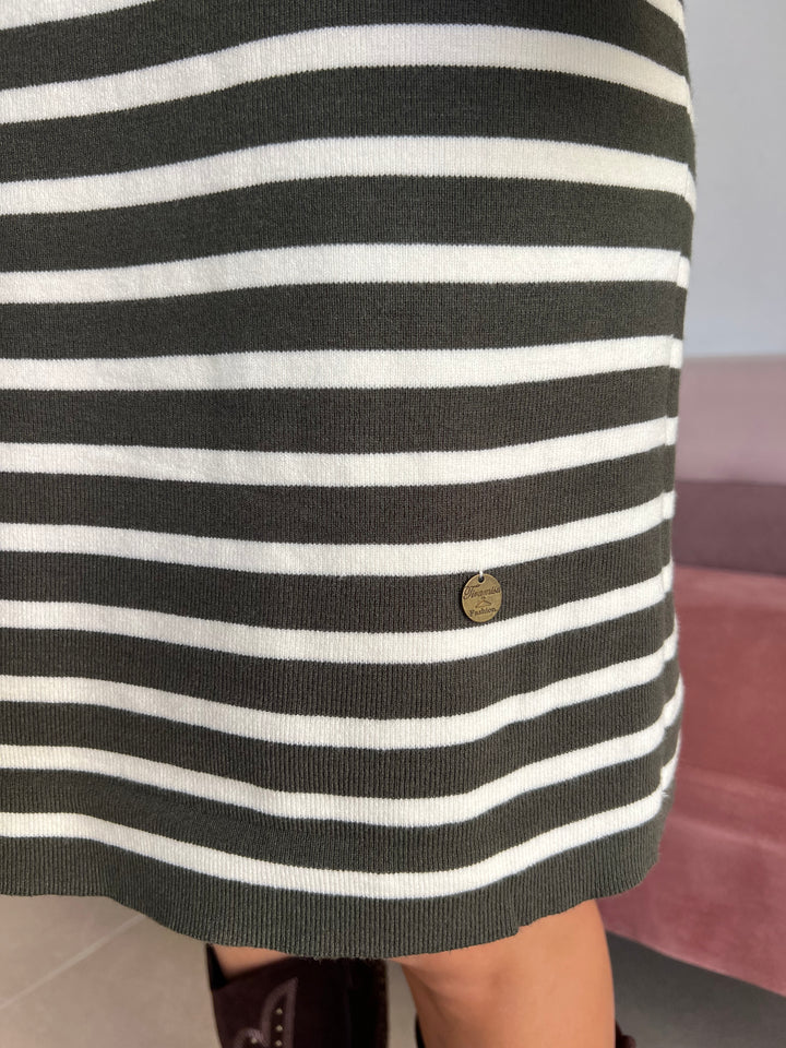 Vestido Maite verde militar