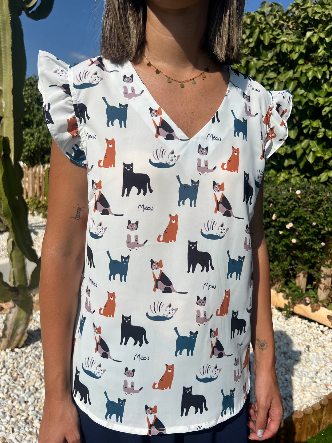 Blusa Gatos