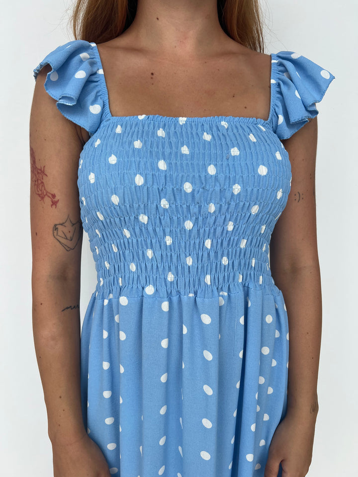 Vestido Violeta celeste