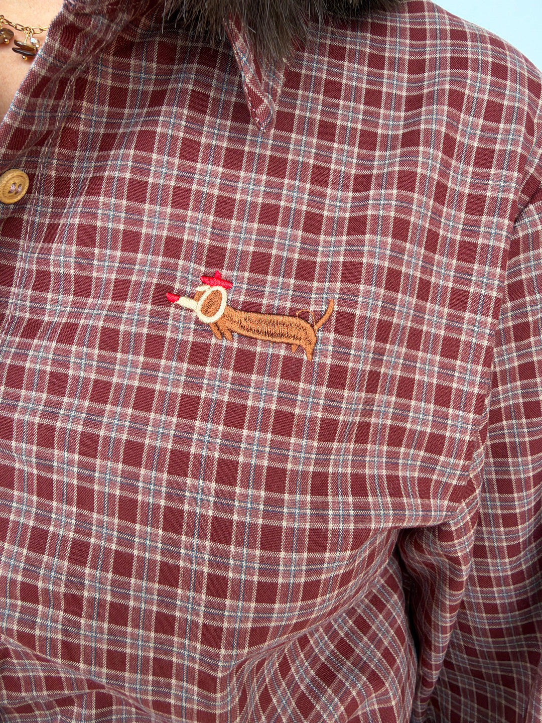 Camisa Ronald burdeos