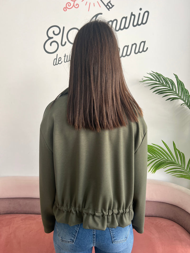 Chaqueta Carlín verde militar