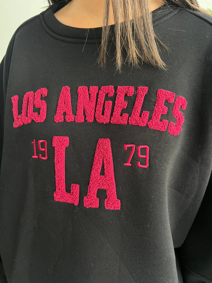 Sudadera Los Ángeles negro