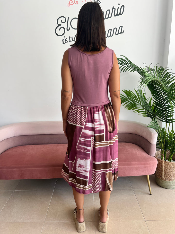 Vestido Inés rosa
