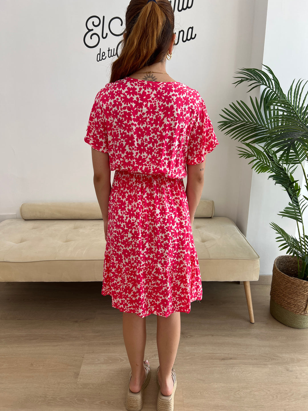 Vestido Mati fucsia
