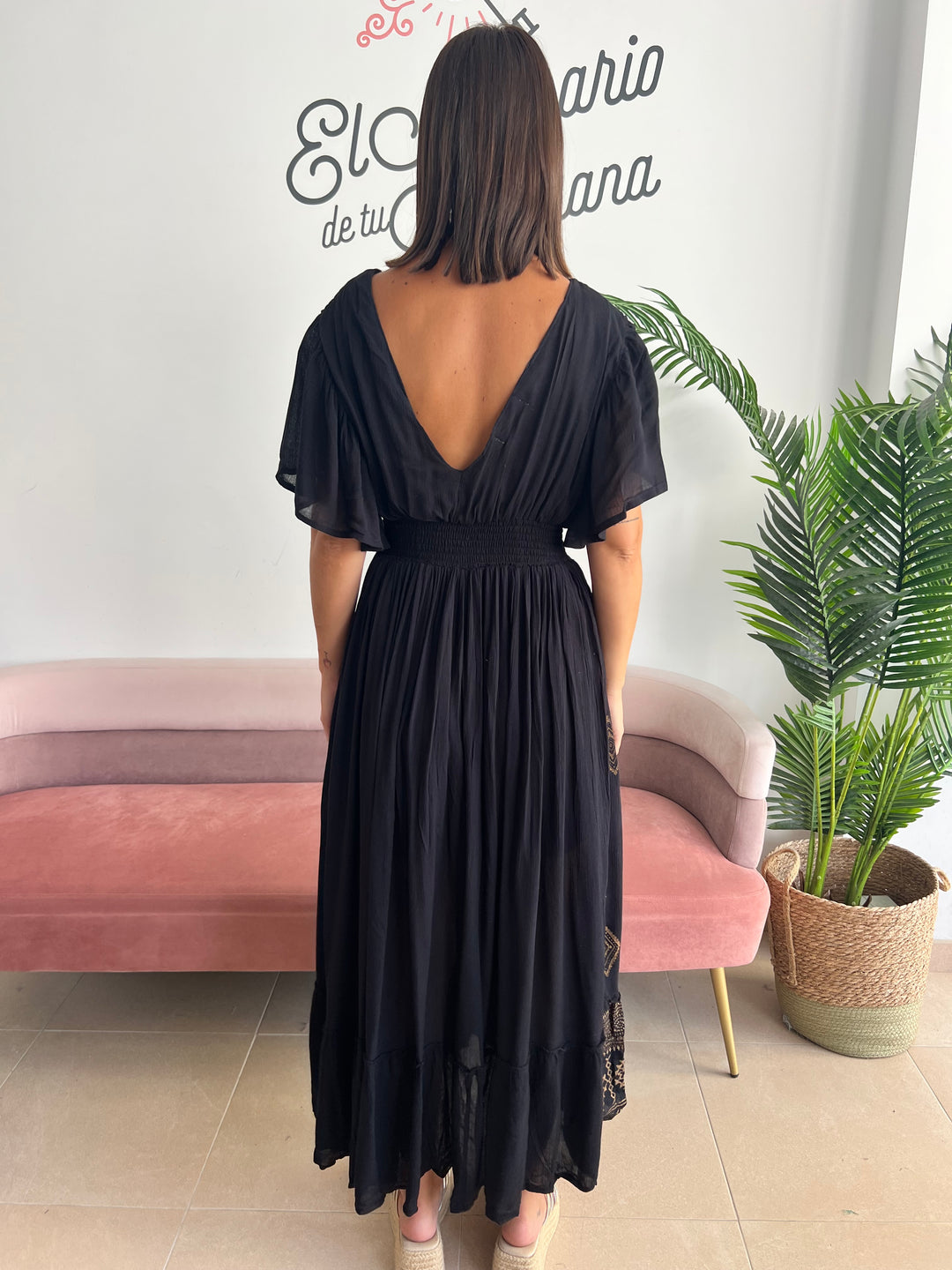 Vestido Helena negro