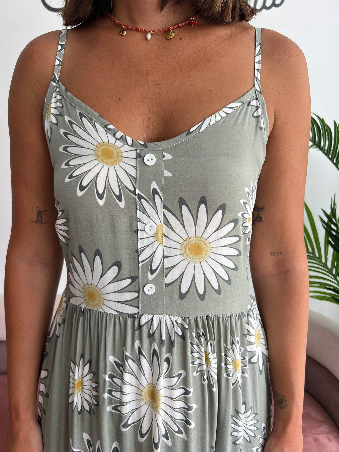 Vestido Margarita verde