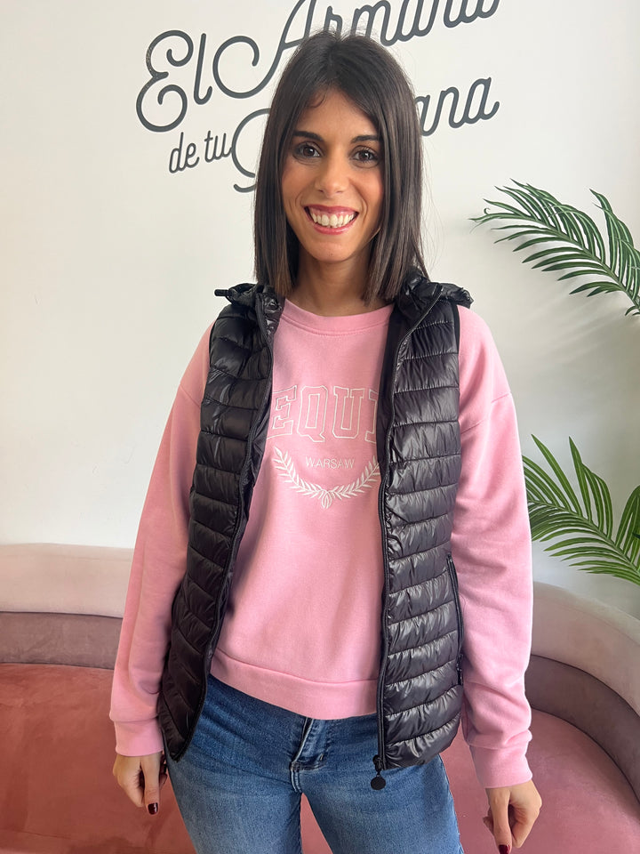 Chaleco Mónica negro