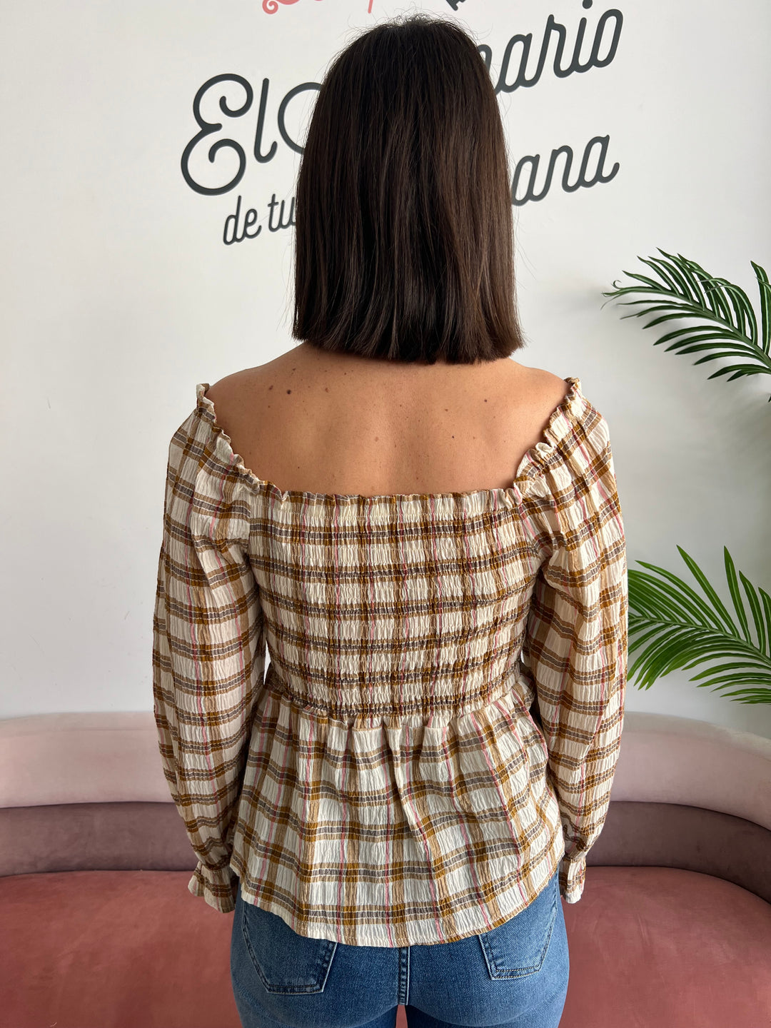 Blusa Lina camel