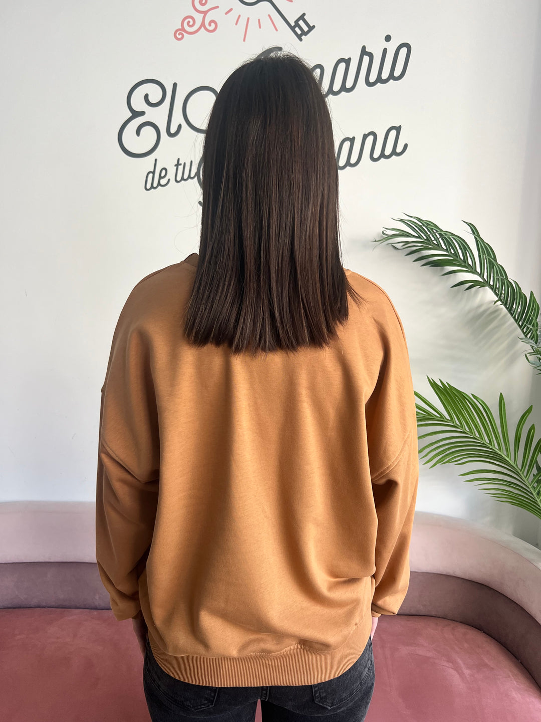 Sudadera Honey camel