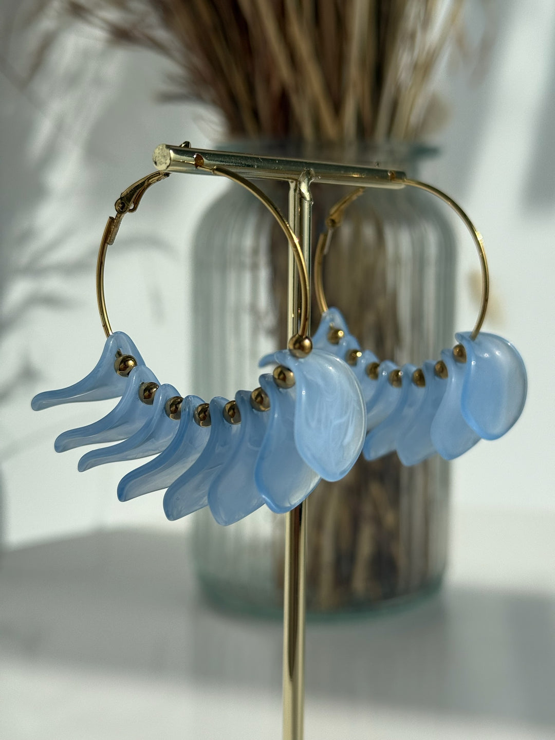 Pendientes Pétalo (acero)
