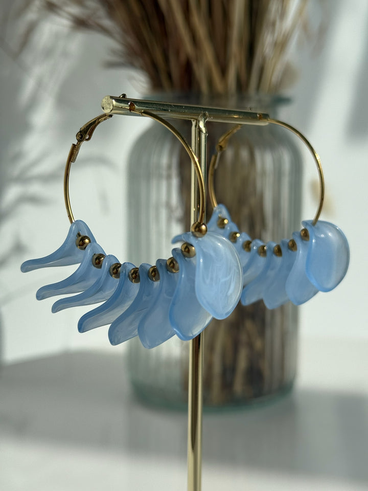 Pendientes Pétalo (acero)