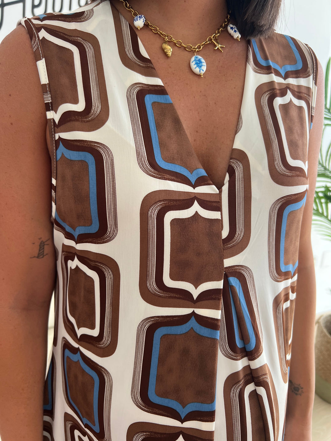Vestido Carlota marrón