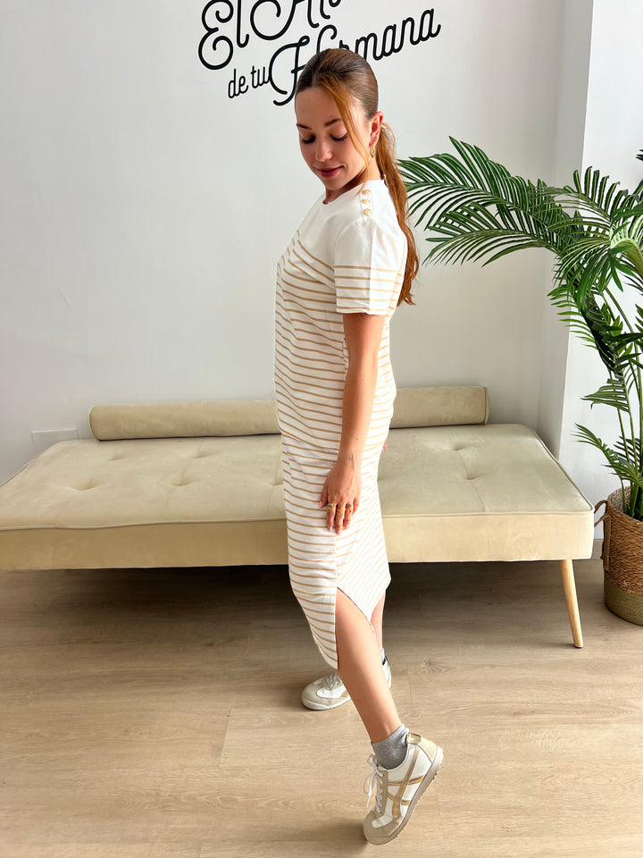 Conjunto Marine beige