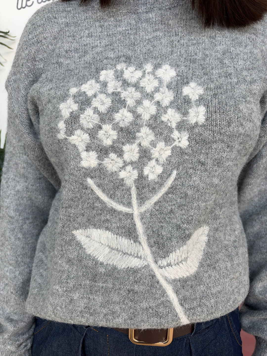Jersey Azucena gris oscuro