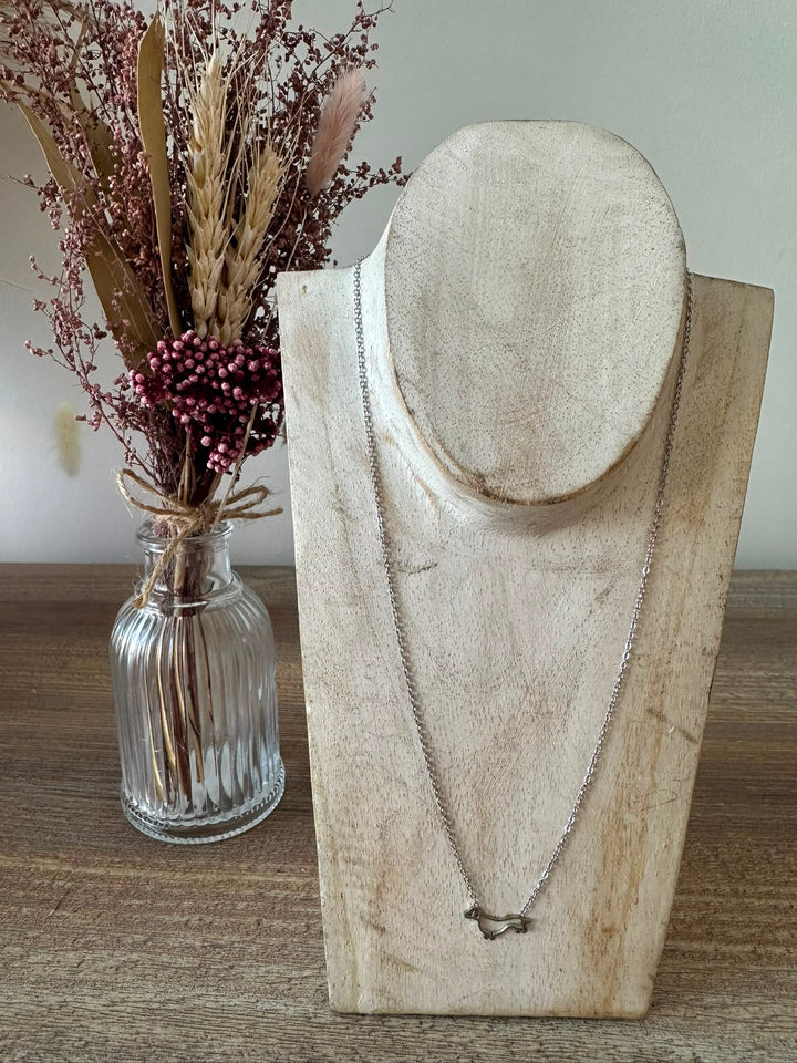 Collar Mini plata (acero)
