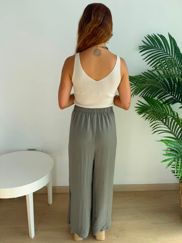 Pantalón Laila verde militar
