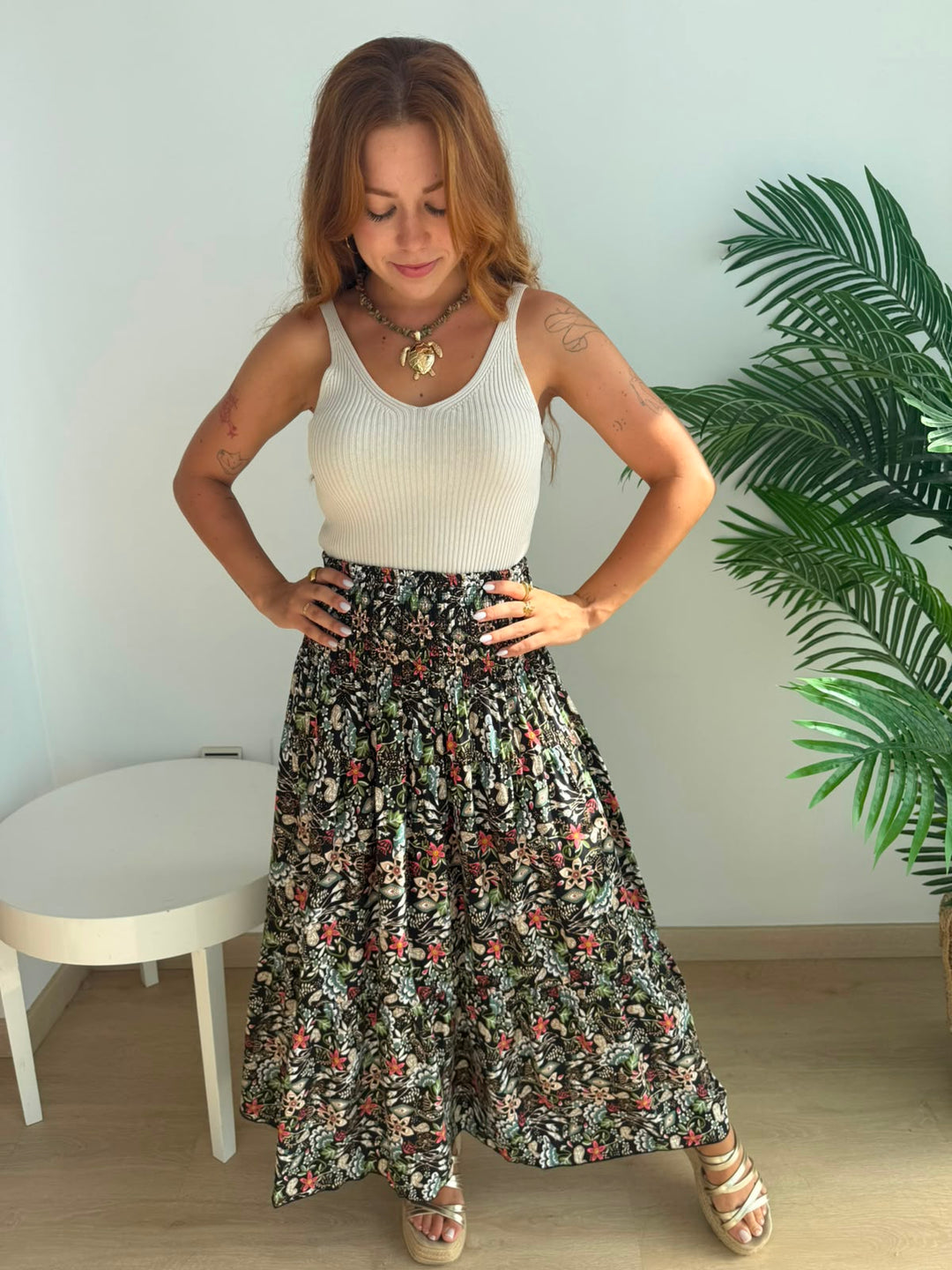 Falda Nerea negro