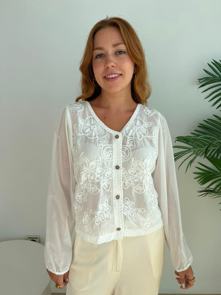 Chaqueta Aurora blanco