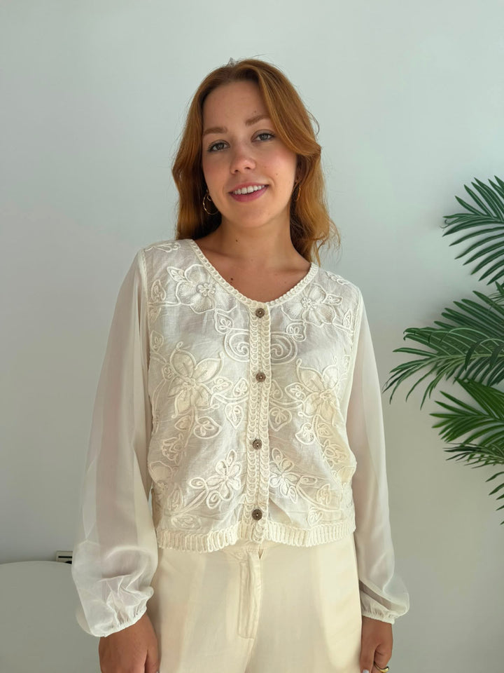 Chaqueta Aurora beige