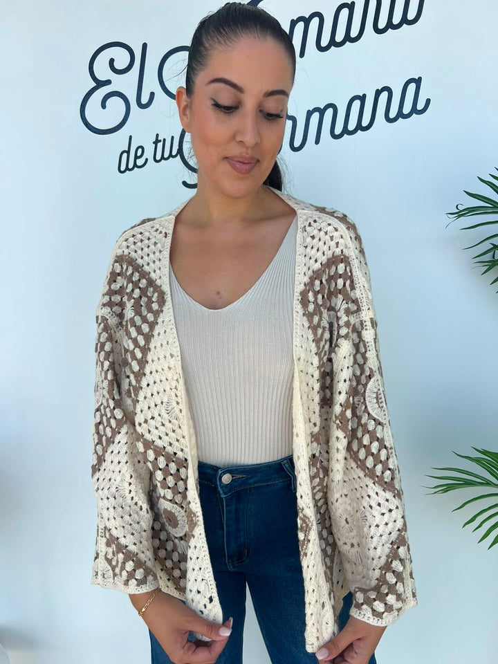 Chaqueta Noe taupe