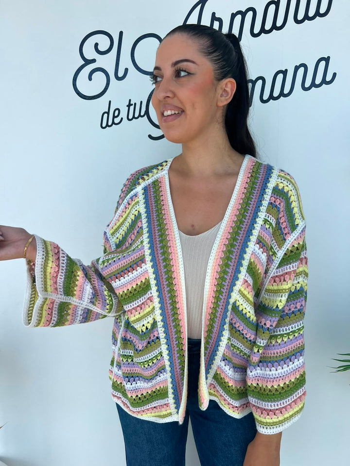 Chaqueta Laura rosa