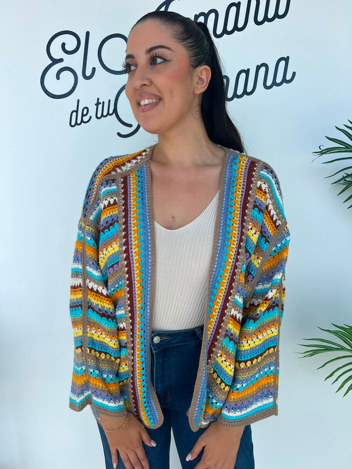 Chaqueta Laura taupe