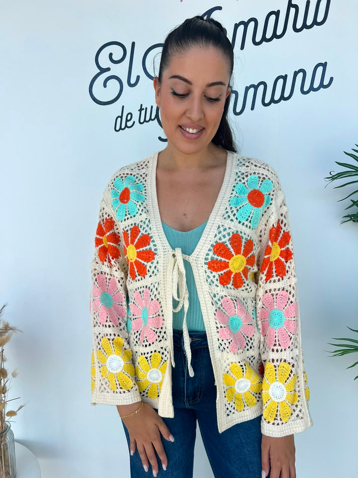 Chaqueta Rocío turquesa