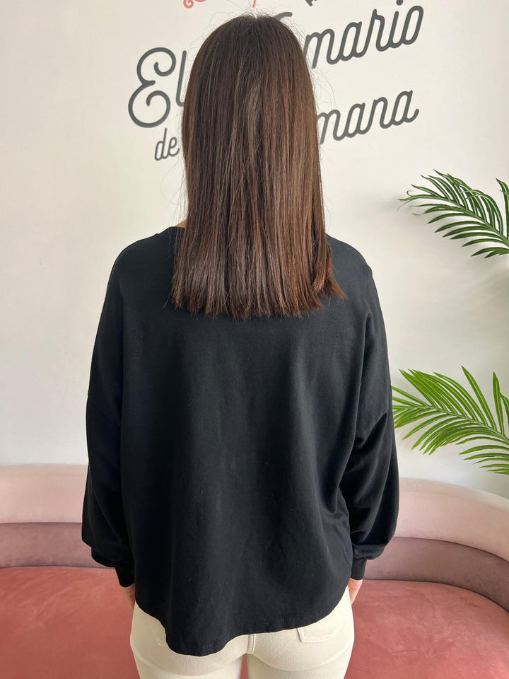 Sudadera Estrella negro