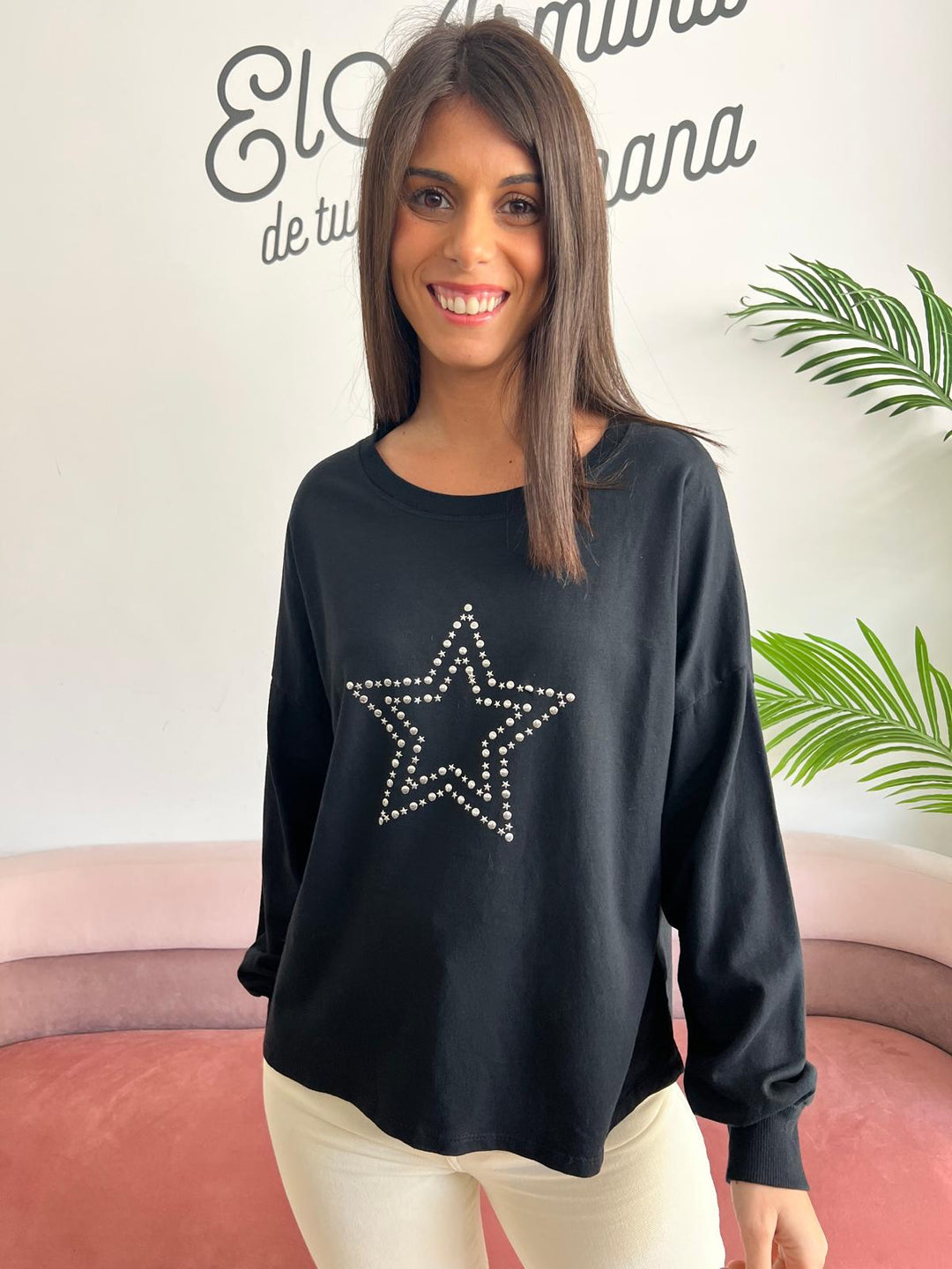 Sudadera Estrella negro