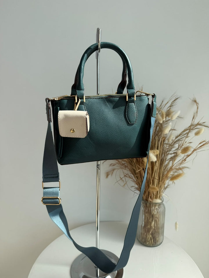 Bolso Sabina azul petróleo