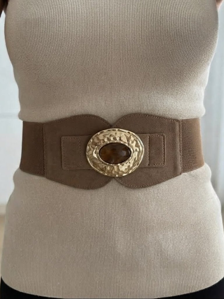 Cinturón Aura beige